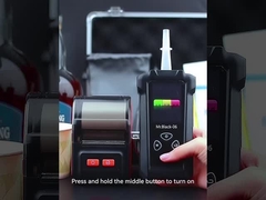 작은 크기의 알코올 호흡 분석기 가벼운 개인 혈중 알코올 검사기